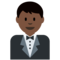 Man in Tuxedo - Black emoji on Twitter